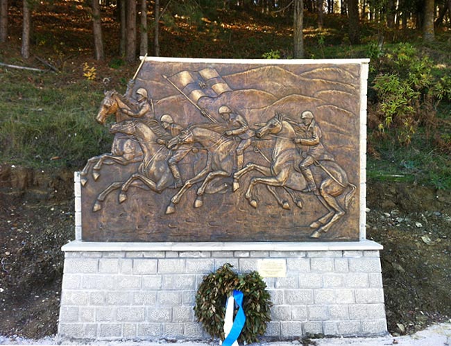 Το μνημείο του ιππικού στο Μέτσοβο