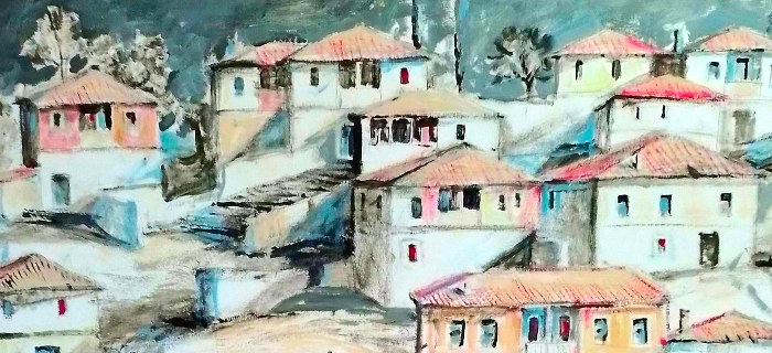 "Χιονοχώρι" - πρωτότυπο έργο του Σερραίου ζωγράφου Χριστόφορου Μελλίδη